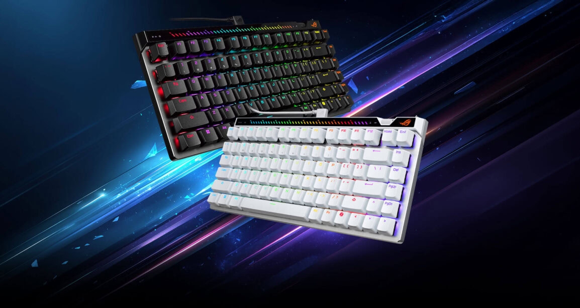 novos teclados da Asus
