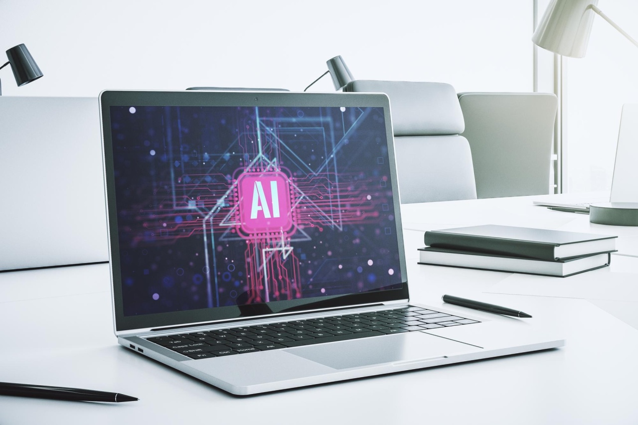 Computador portátil com IA no ecrã