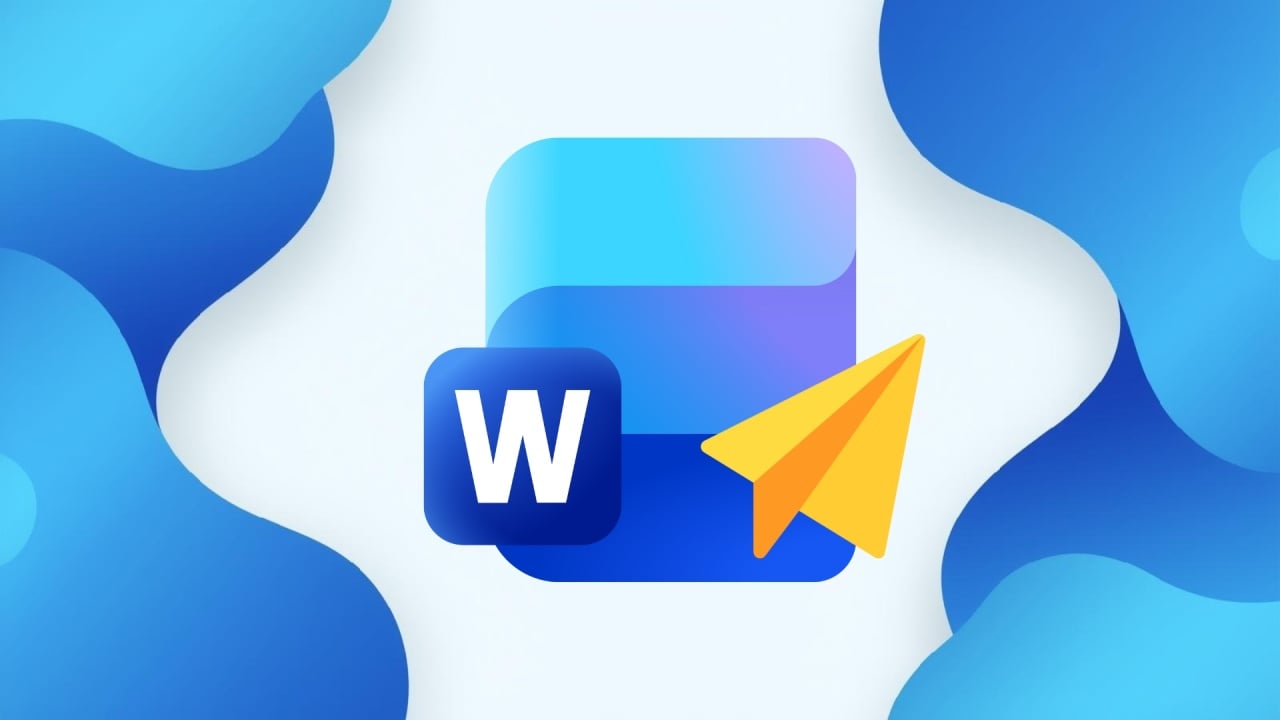 Word da Microsoft a enviar mensagem