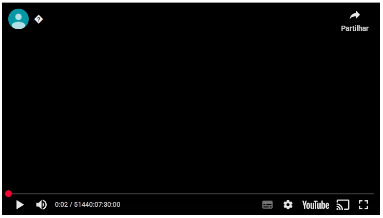 imagem do vídeo com tempo infinito