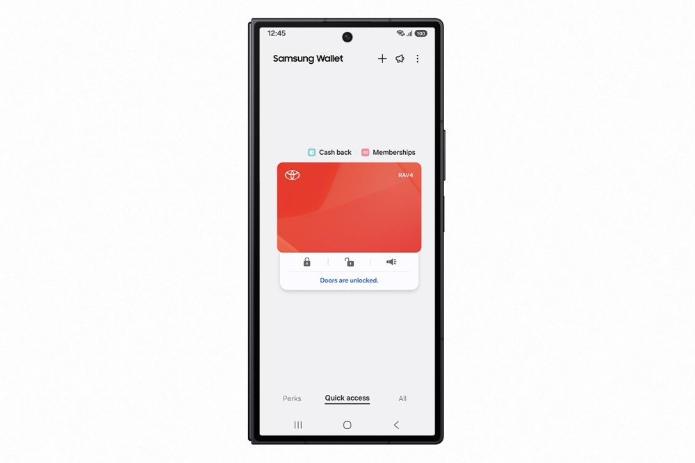 samsung wallet chave digital