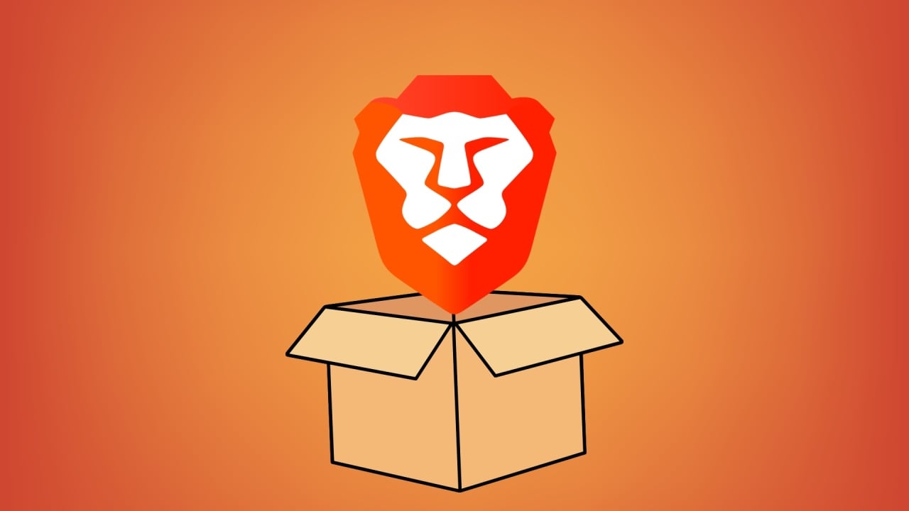 Brave dentro de caixa