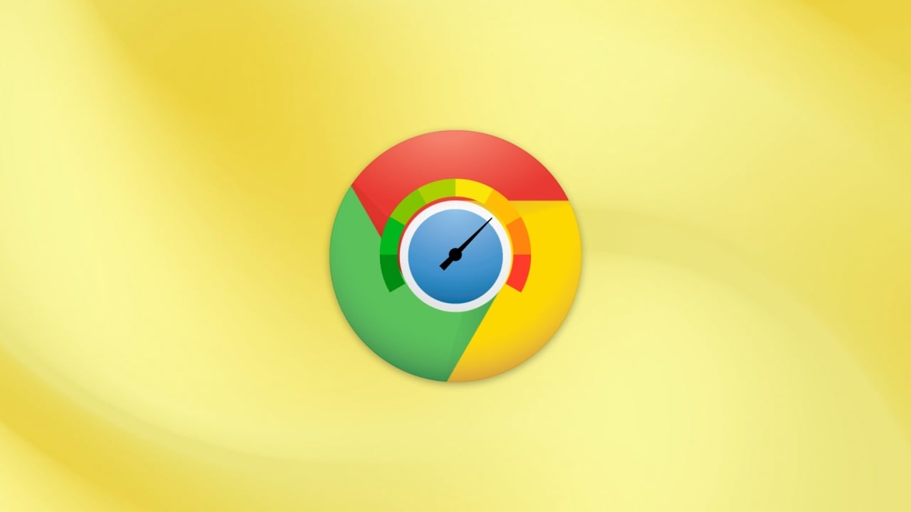 Google Chrome com medidor