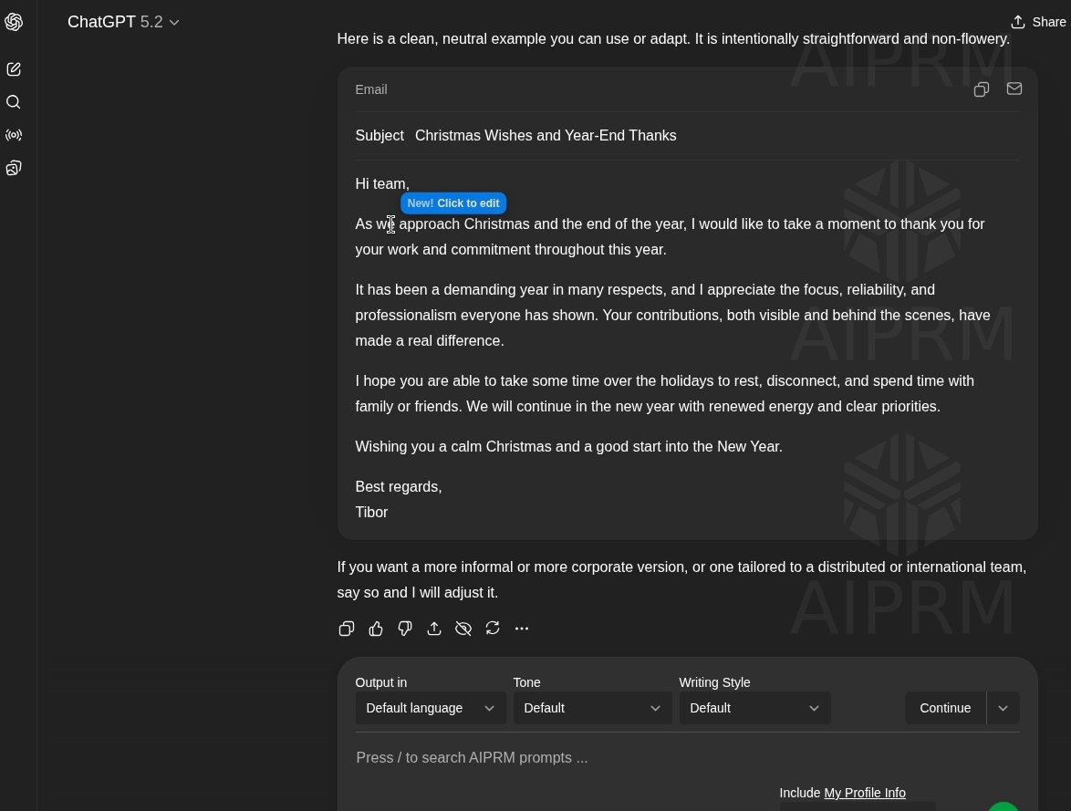 edição de texto no chatgpt