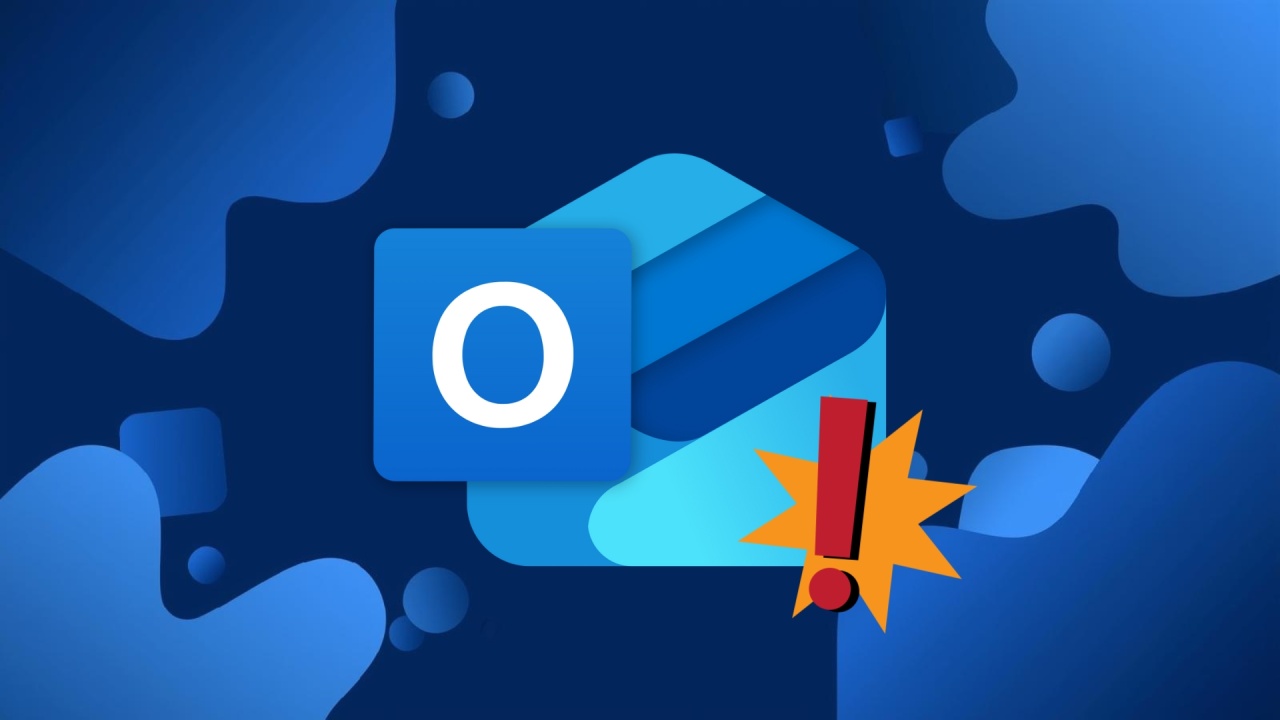 Outlook com alerta