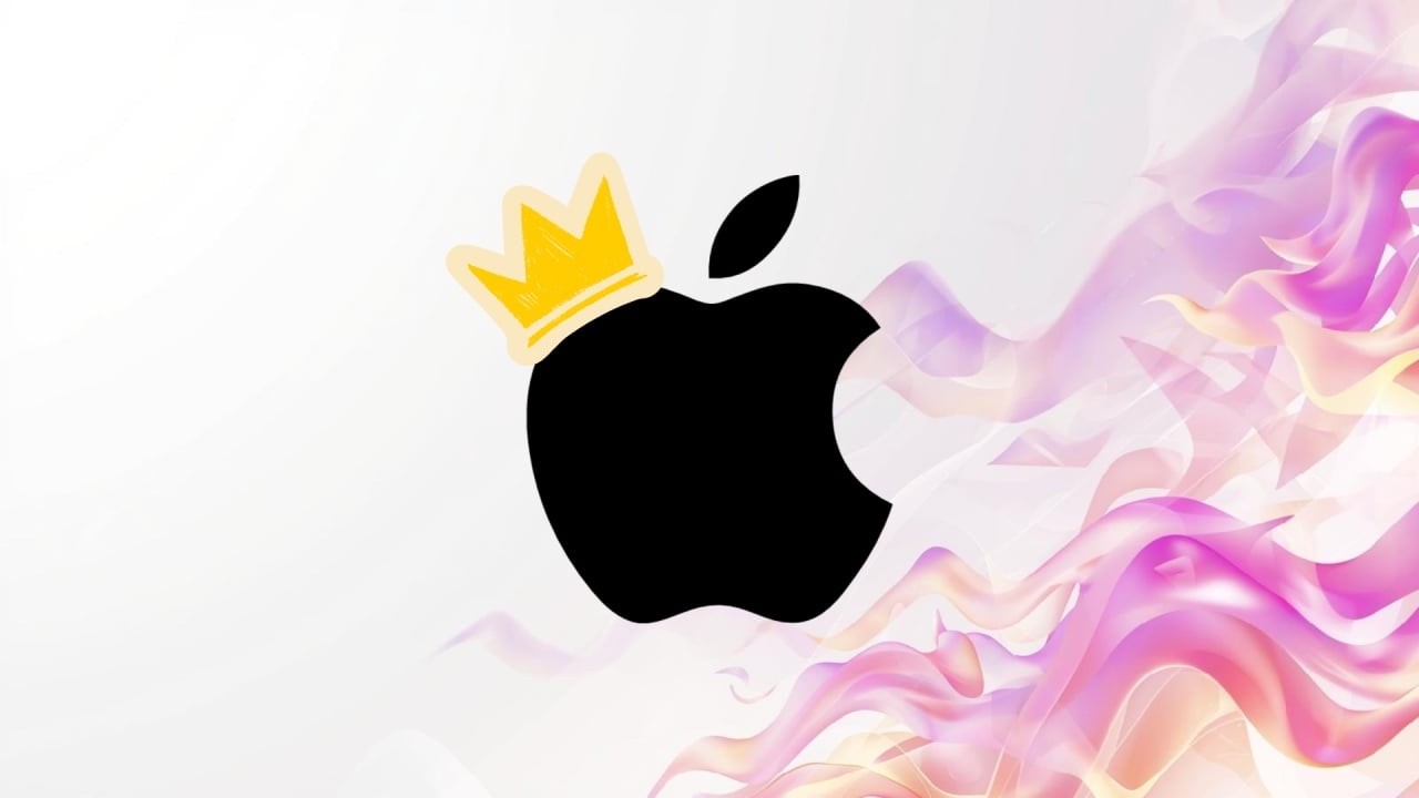 Apple com coroa