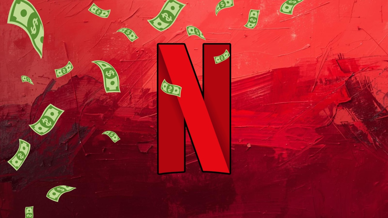 netflix logo com dinheiro