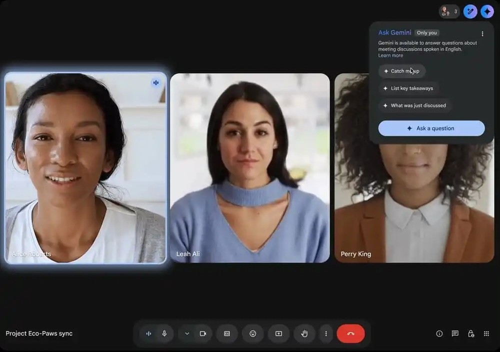 Google meet com novas funcionalidades