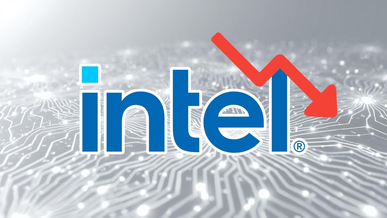 Intel em queda