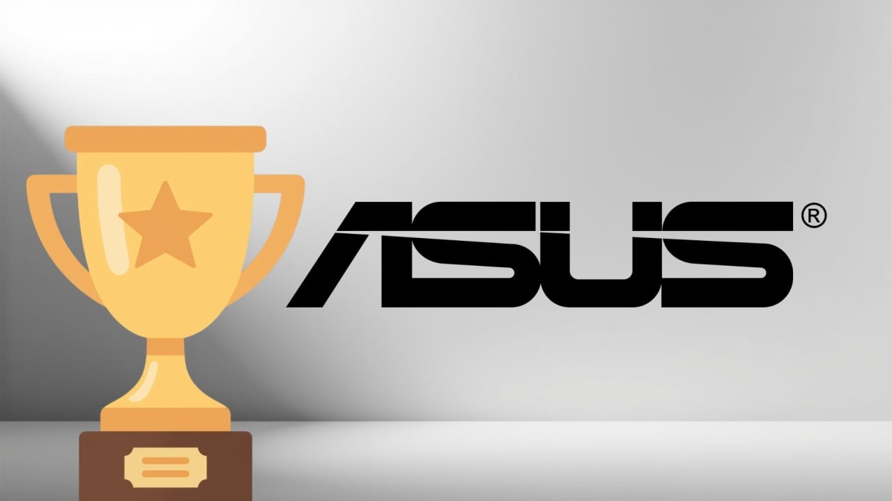 Asus logo com troféu