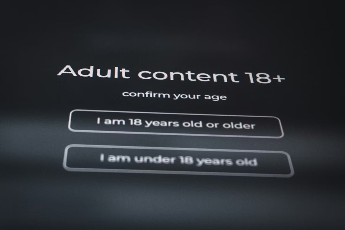 mensagem de conteudo para adultos