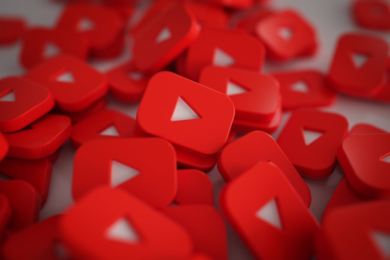 Youtube logo 3d