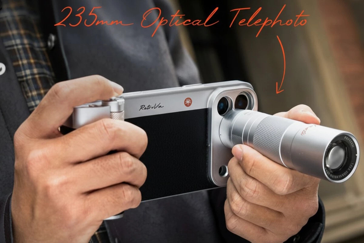 lente otica de zoom para smartphones