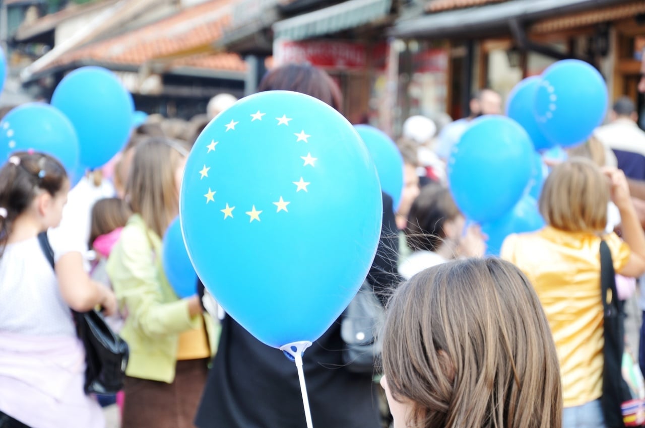 balão da união europeia