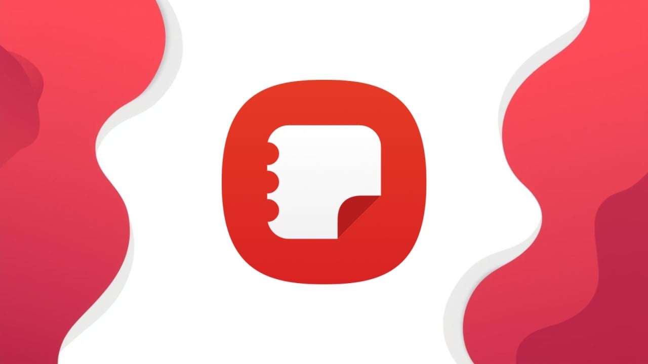 Samsung notes logo da app