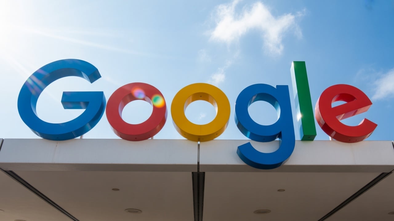 Google logo de frente