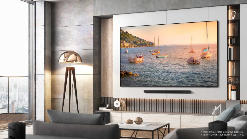 TV da Samsung em sala