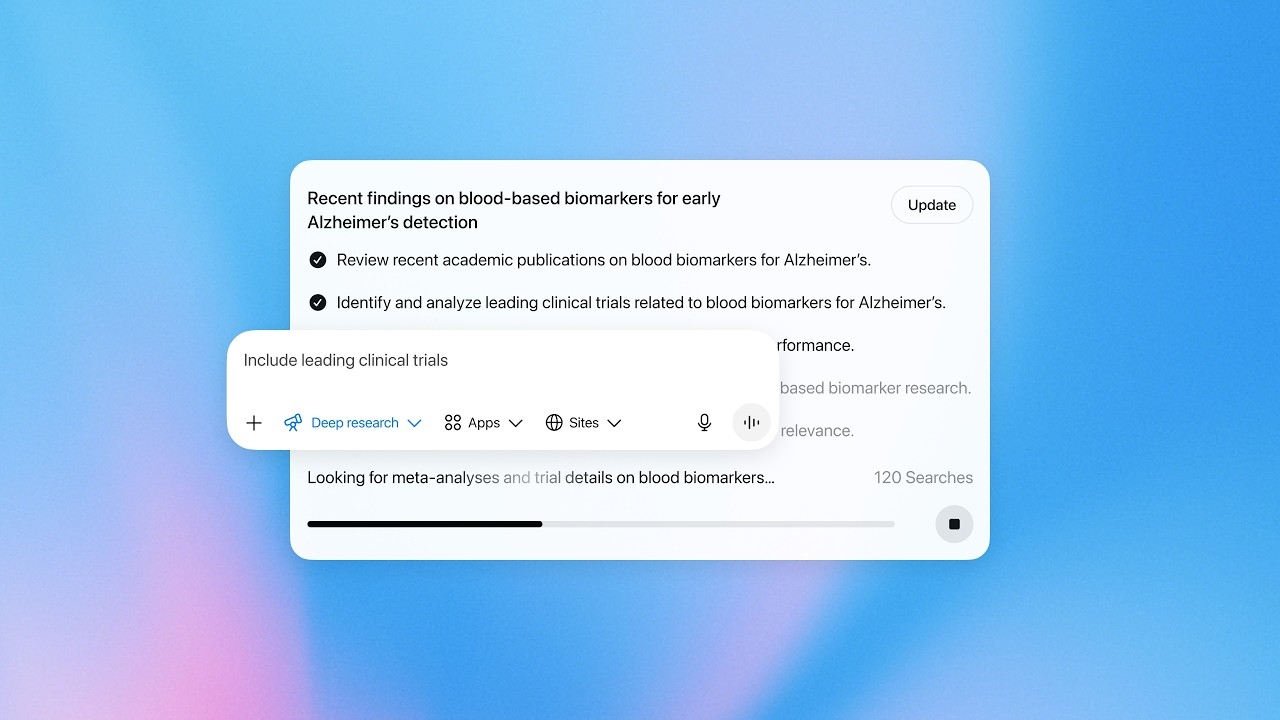 OpenAI com nova funcionalidade de deep research