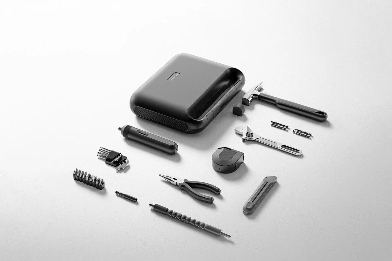 detalhes do interior do Mijia Tool Kit