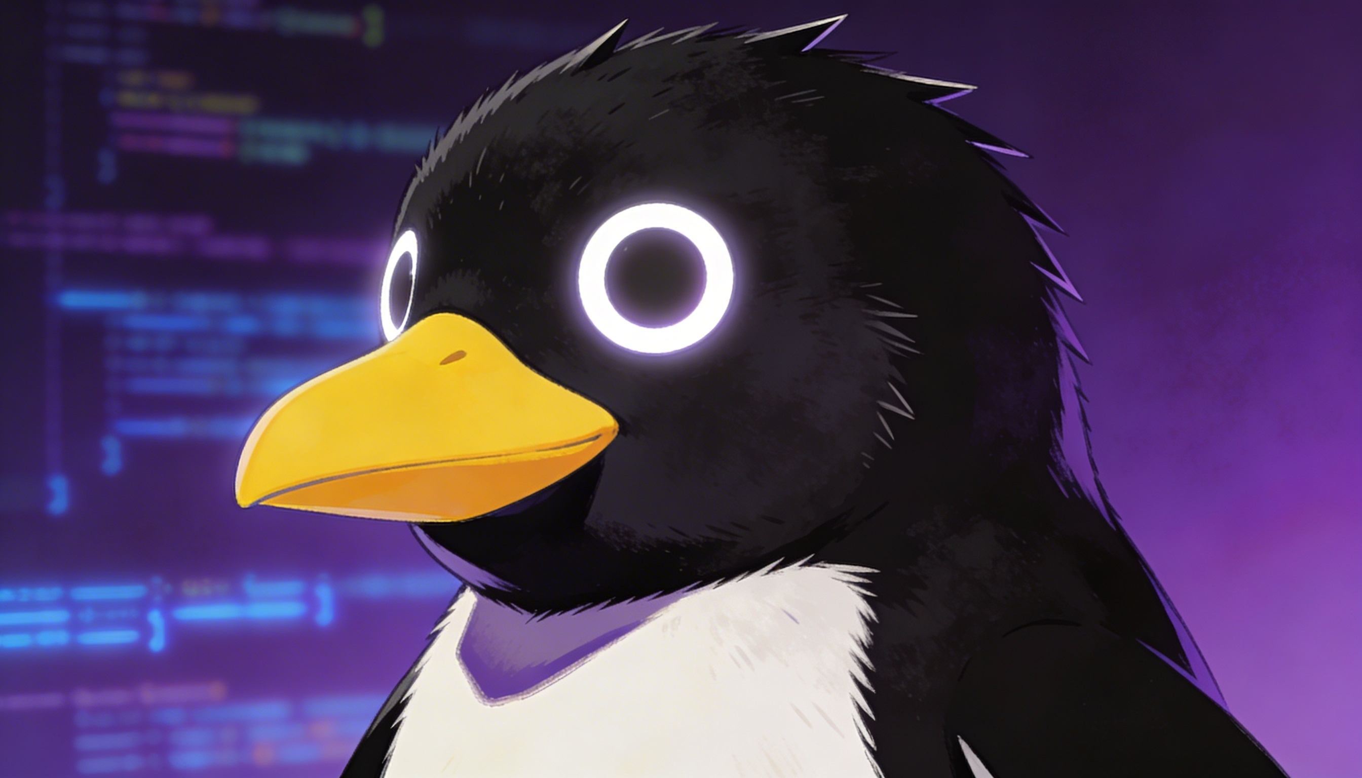 imagem realista do Linux