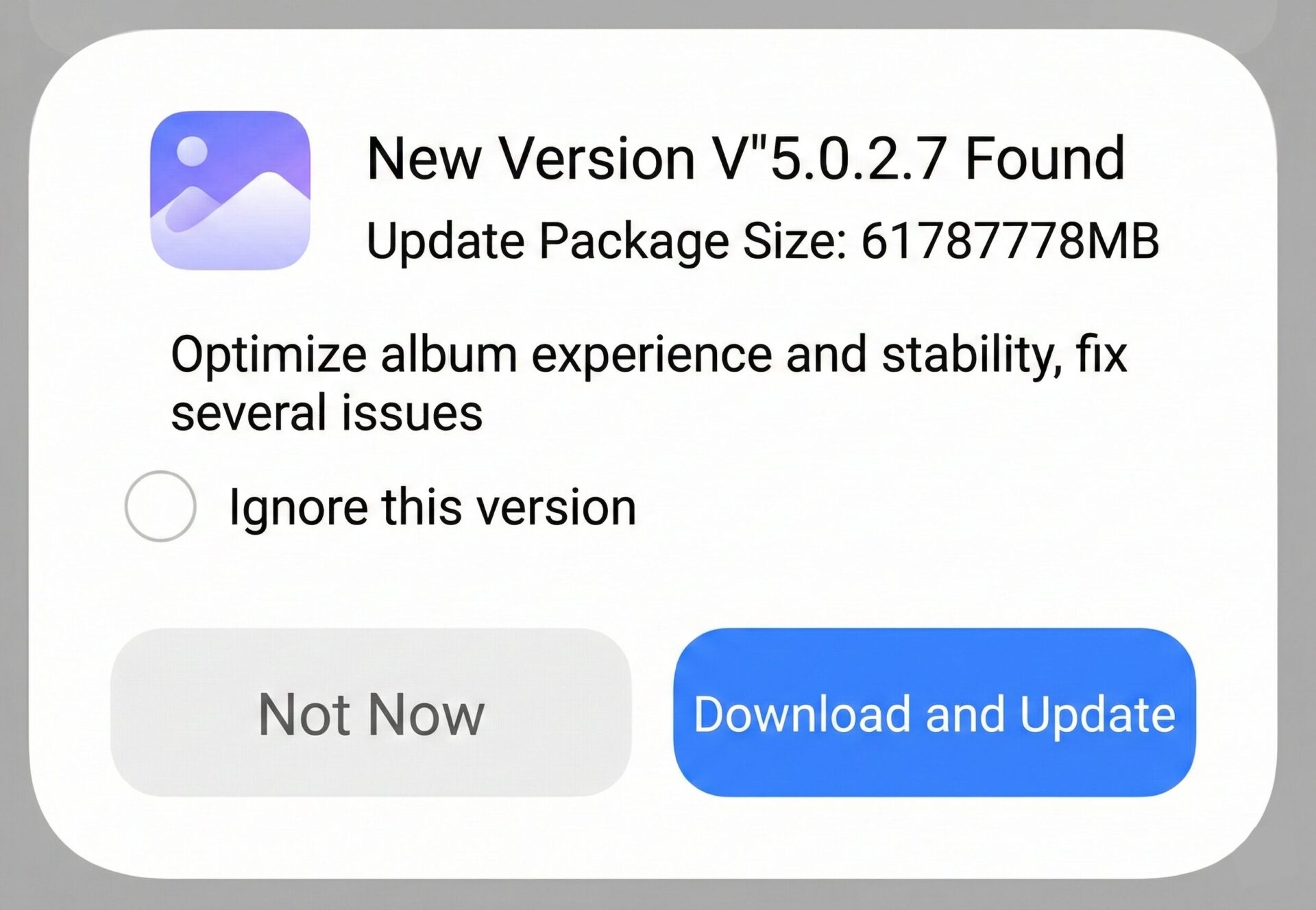 atualização da galeria da xiaomi