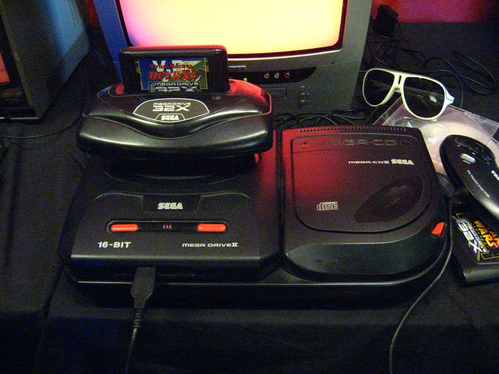Consola antiga da Sega