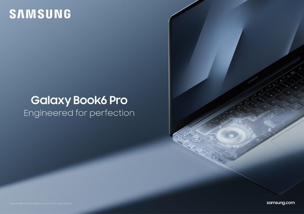 detalhes do galaxy book 6 da Samsung