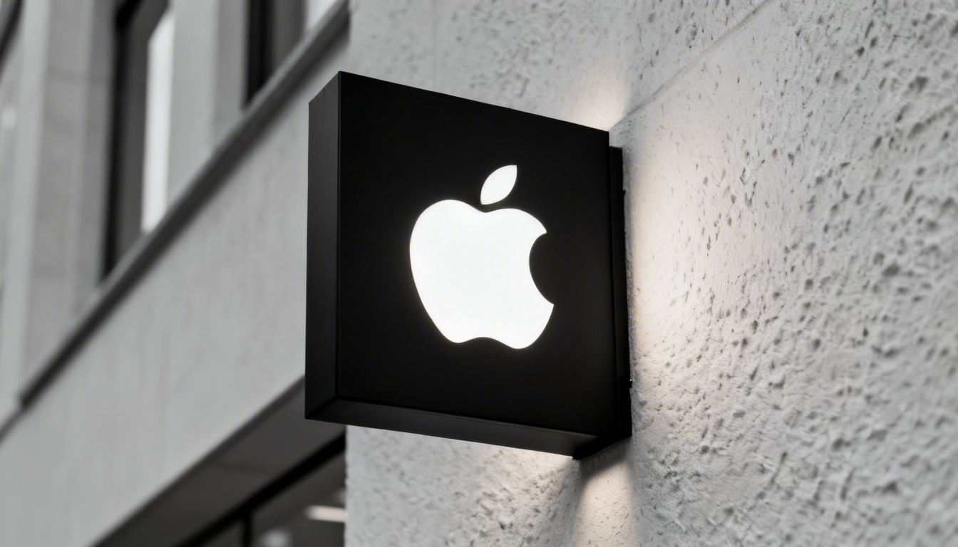 Logo da Apple em sinal