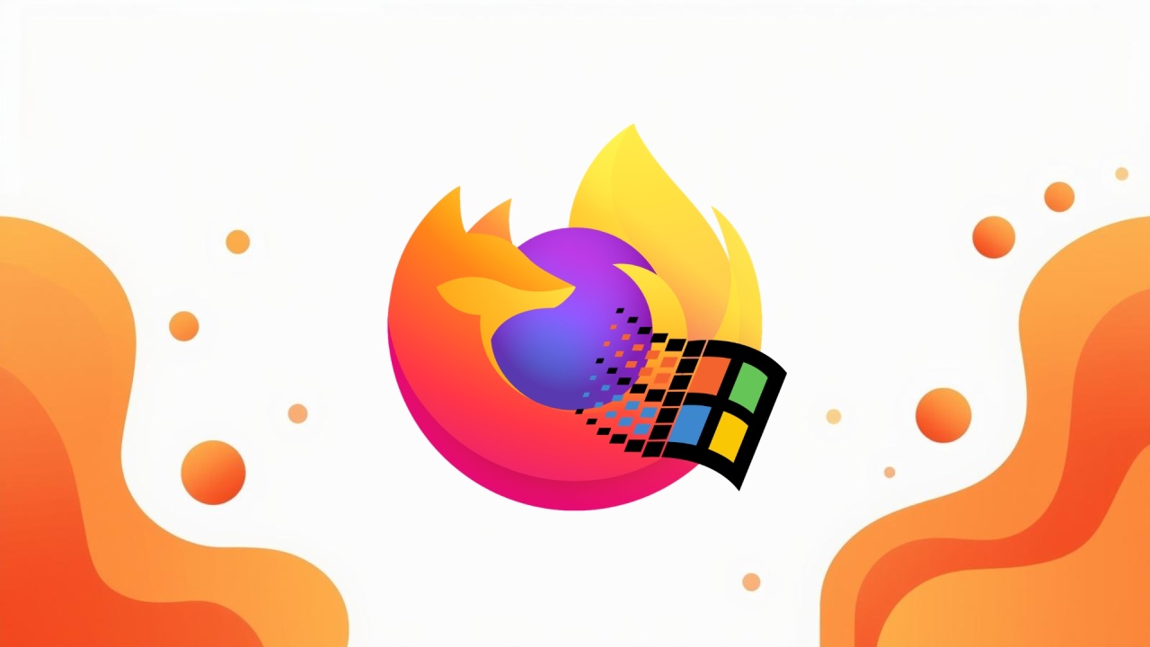 Firefox com logo antigo do Windows