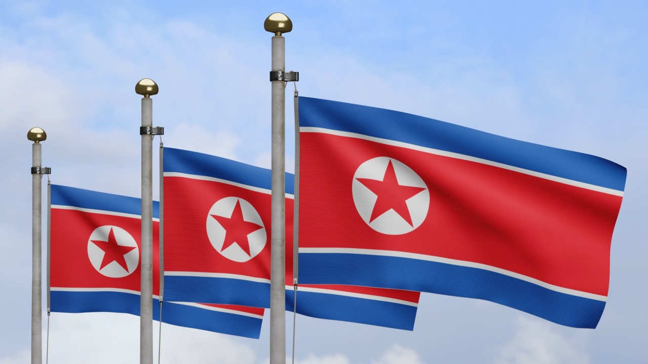 bandeiras da coreia do norte