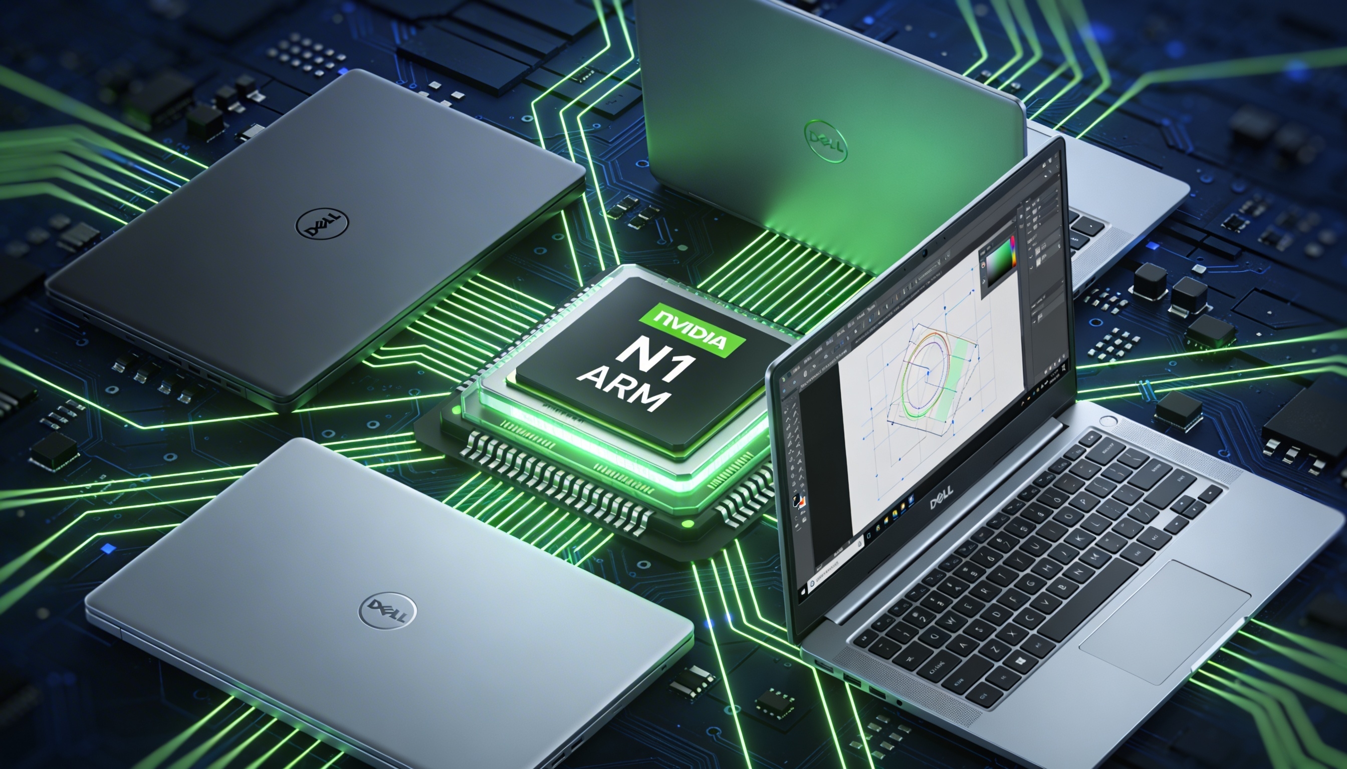 Nvidia com portáteis da Dell