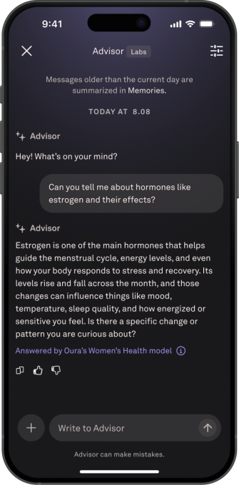 modelo da oura para mulheres