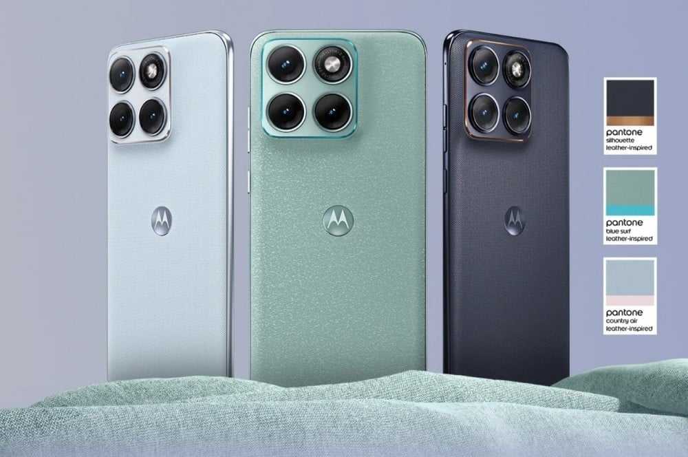 Moto Edge 70 Fusion em diferentes cores