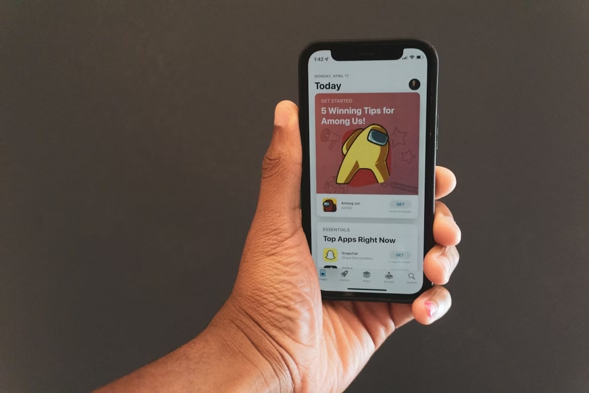 Apple App Store em dispositivo da Apple