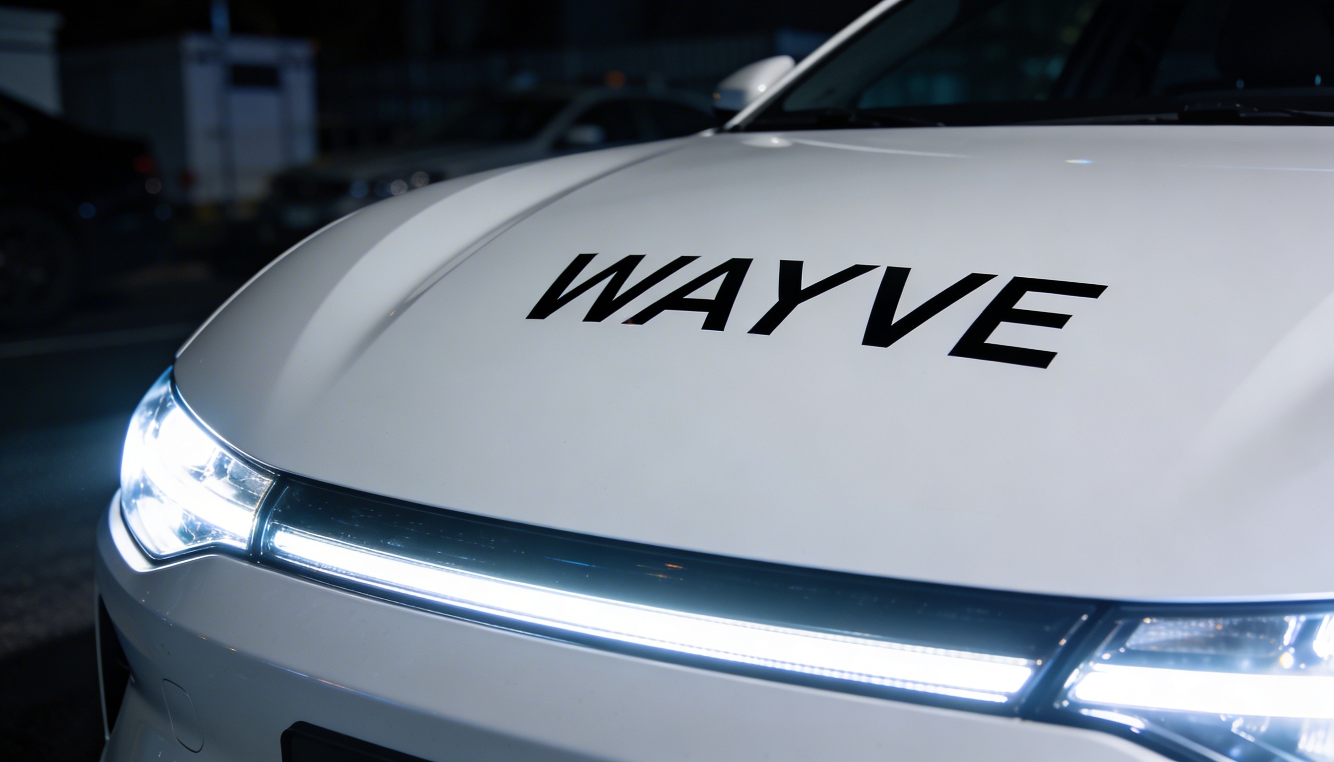 frente de um carro com a marca wayve