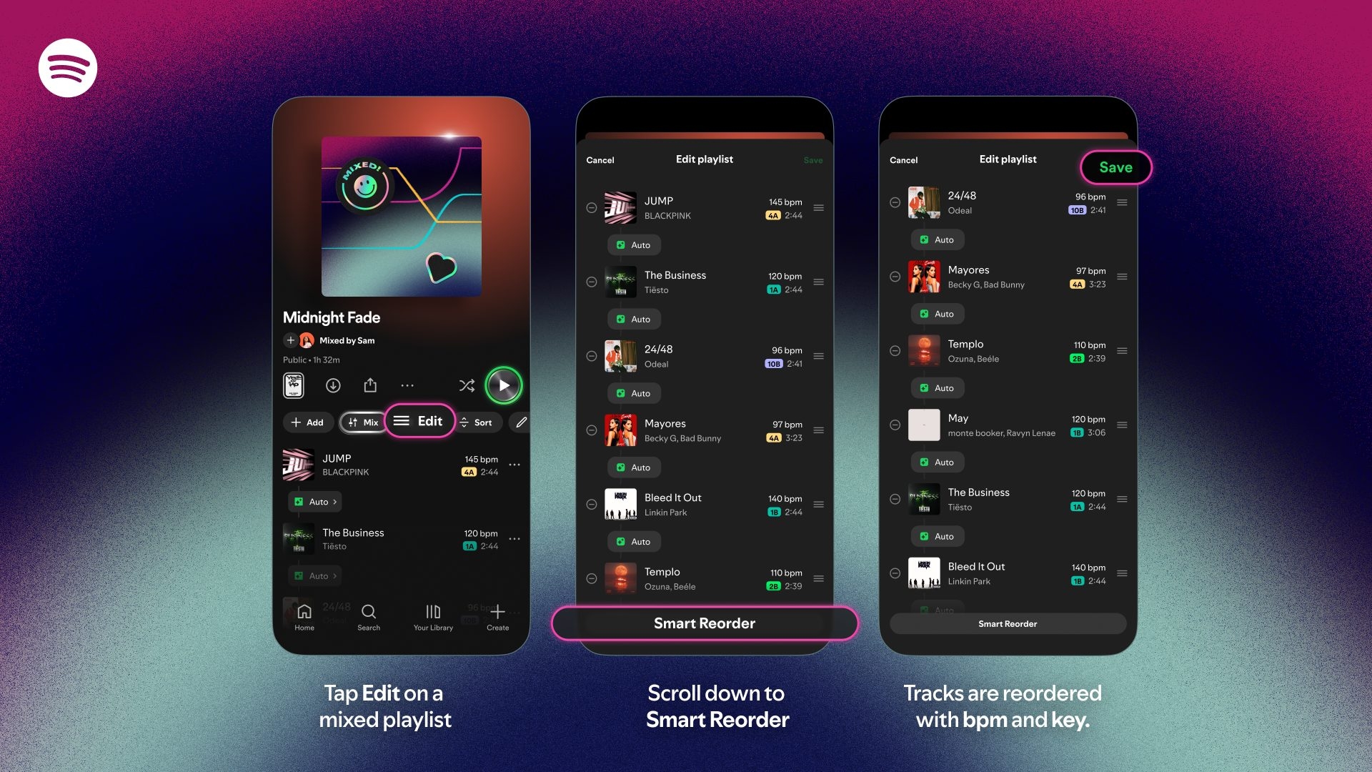 Spotify com nova funcionalidade para organizar listas