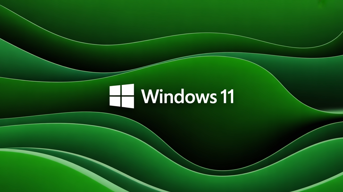 Windows 11 verde