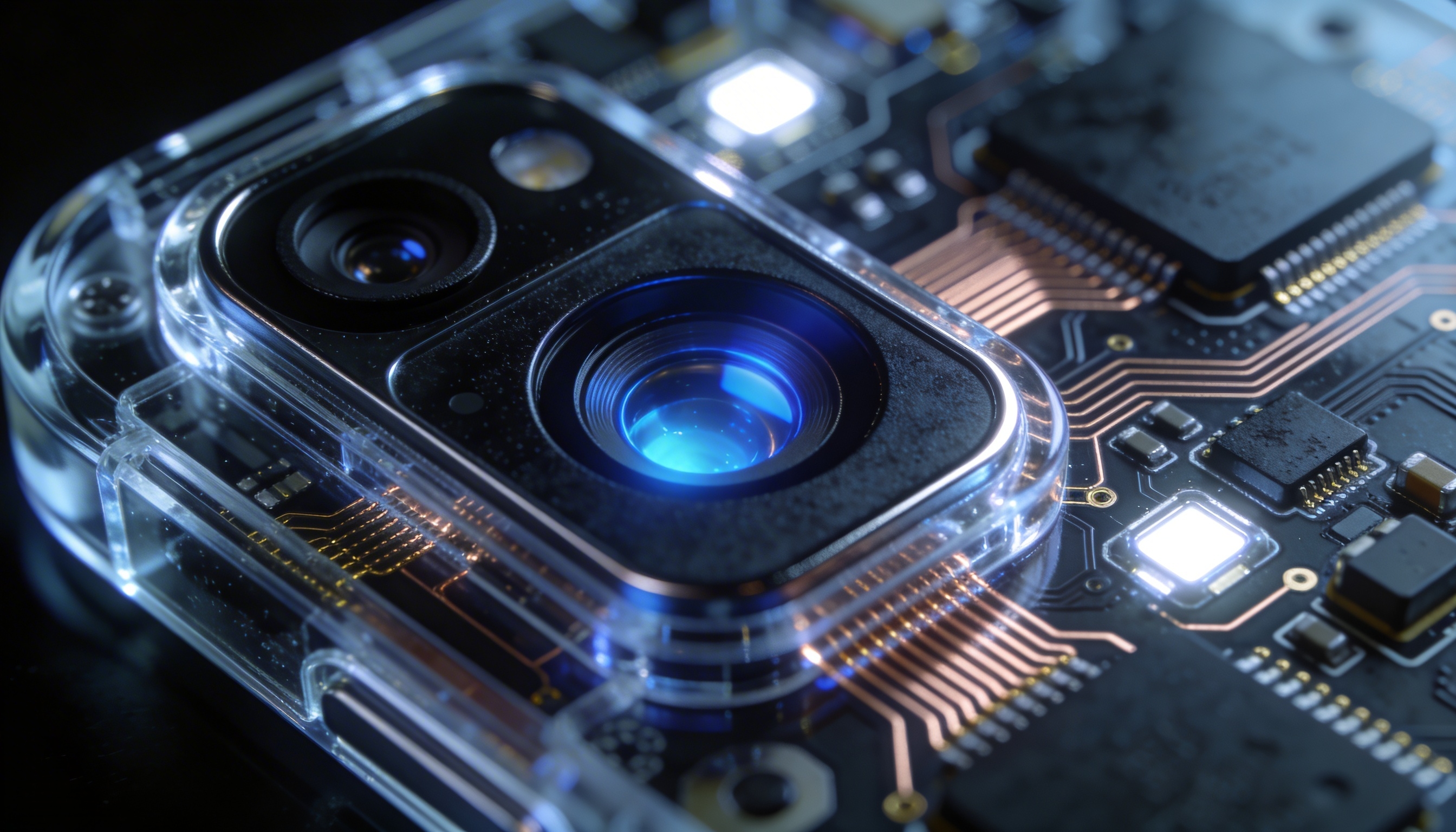 sensor de câmara em smartphone