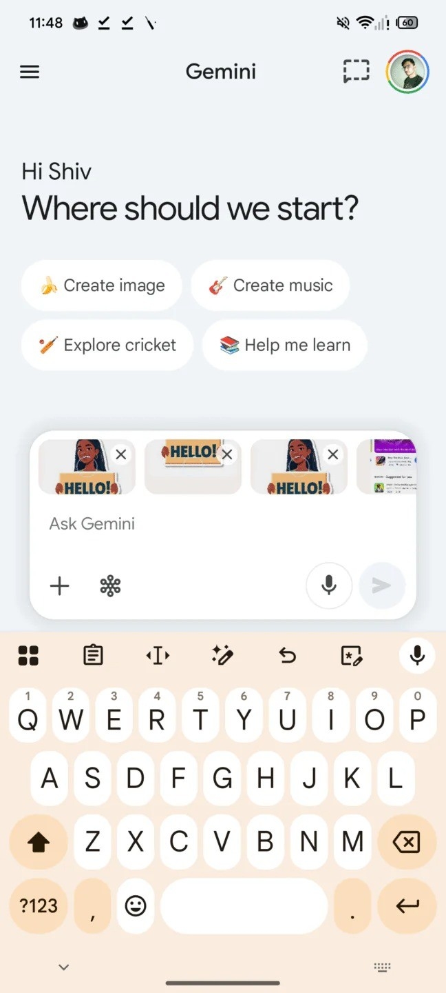 Gemini para Android agora permite envio direto de vídeos e várias fotos 3 gemini android partilha de imagens em bulk