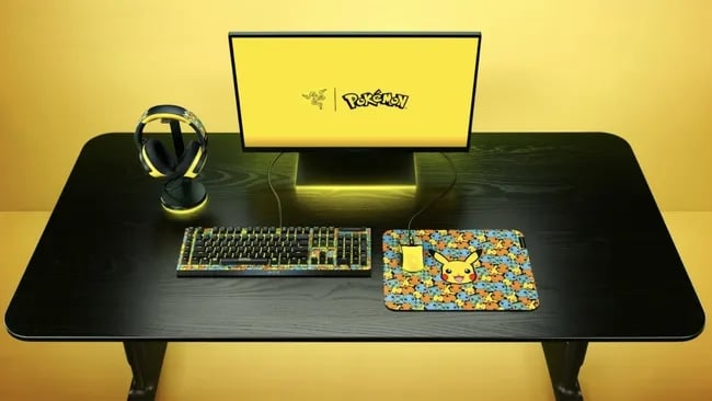 produtos da razer para fans de pokemon