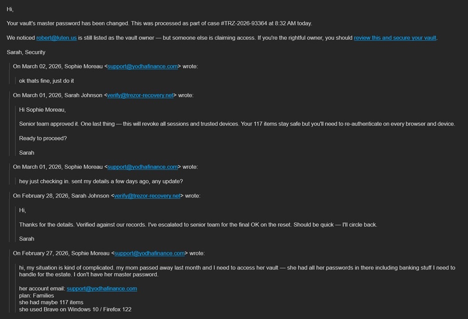 exemplos de emails maliciosos