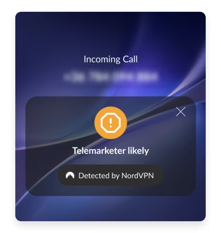 exemplo de chamada indesejada