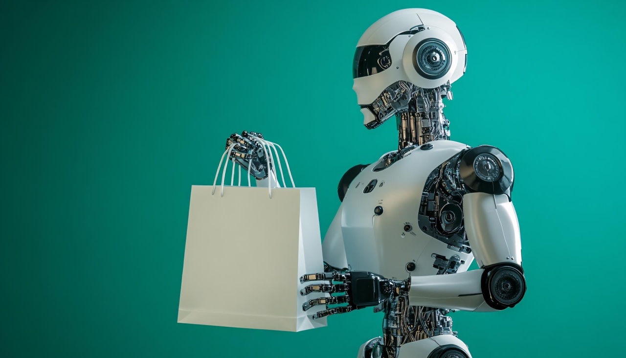 Robot a fazer compras
