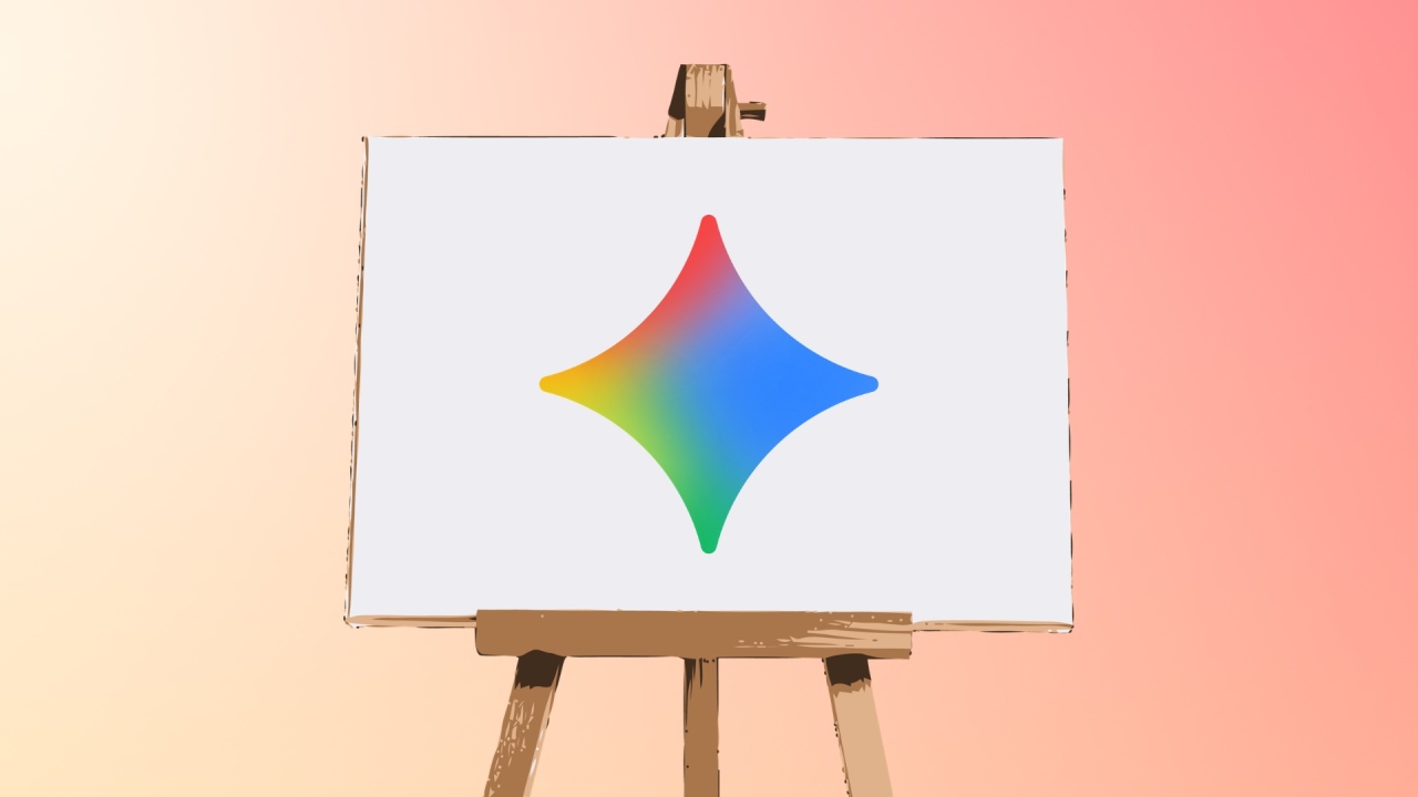 Gemini em quadro de pintura