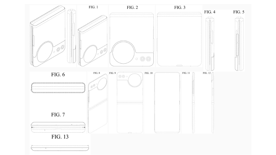 imagem da patente da samsung para novo dispostiivo