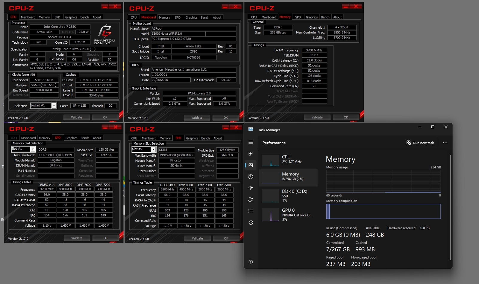 teste de benchmark na nova motherboard da asrock