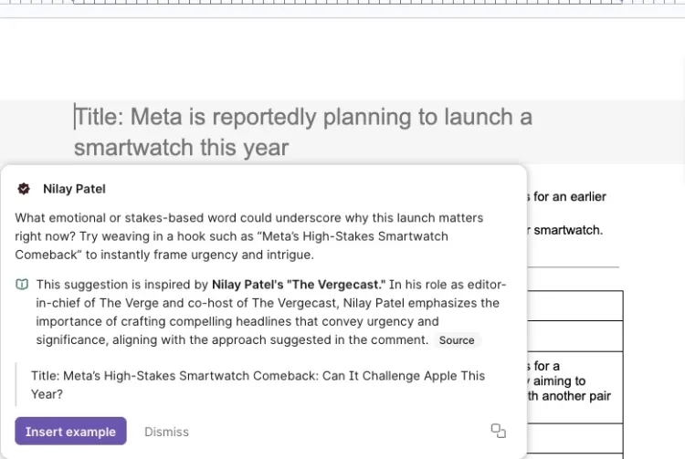 nova funcionalidade do Grammarly 