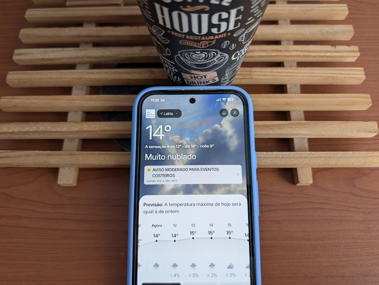 aplicação de metereologia no Android
