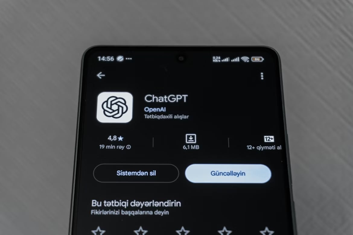 ChatGPT em app store