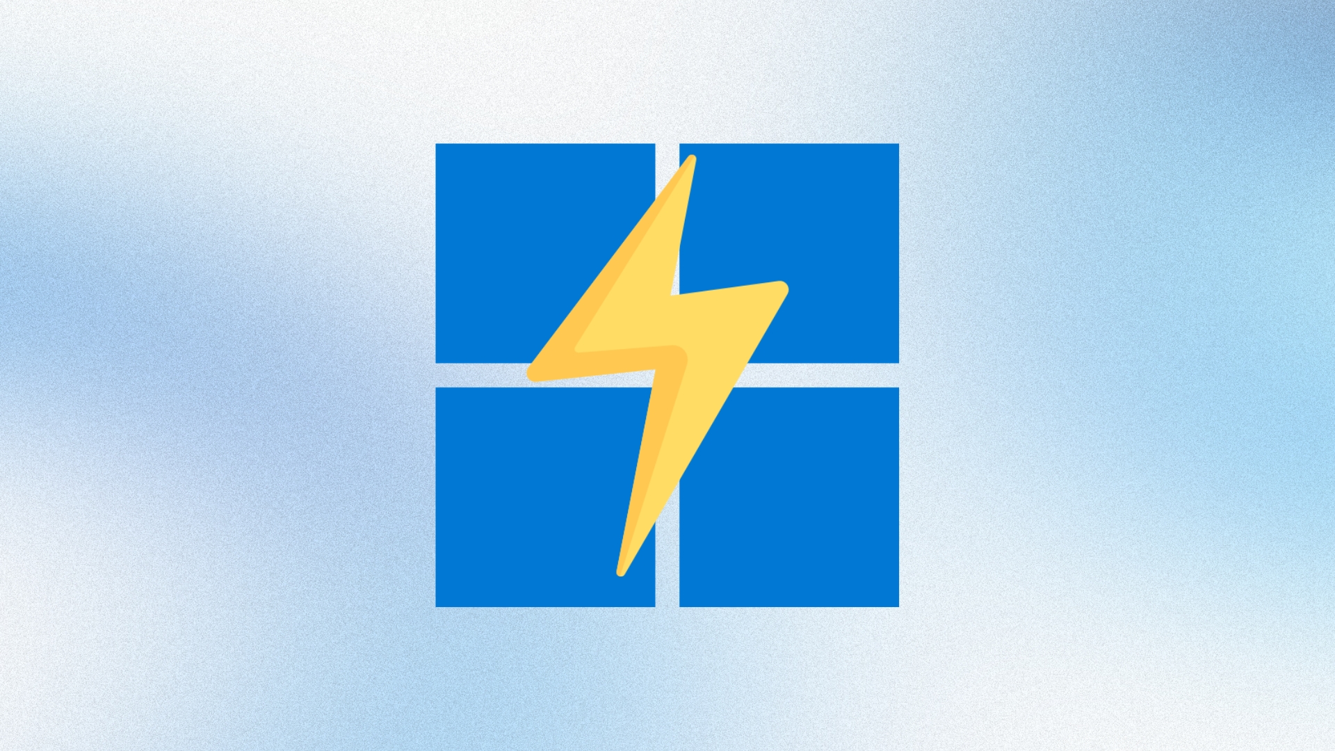 Windows 11 logo com flash